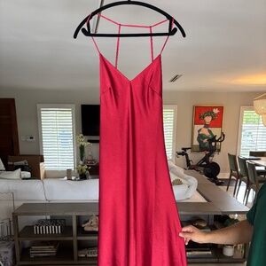BCBG Silky Red Dress